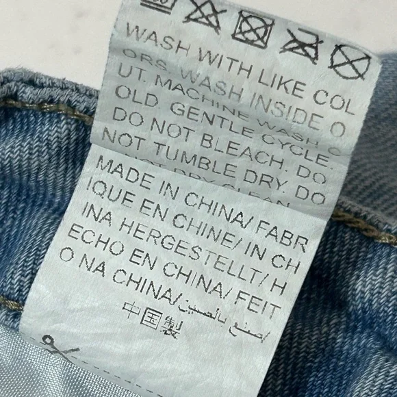 ❥𝗦𝗛𝗘𝗜𝗡: Teen Girls Ripped Raw Hem Denim Shorts - Picture 7 of 7